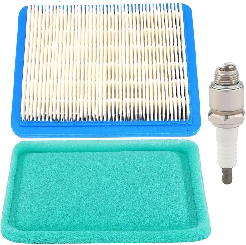 Butom 491588S 491588 Air Filter + 493537S 493537 Pre-cleaner for 675ex 725ex 625e 625-675 Series 3.5-6.5 HP Quantum Engines W Spark Plug - Image 1