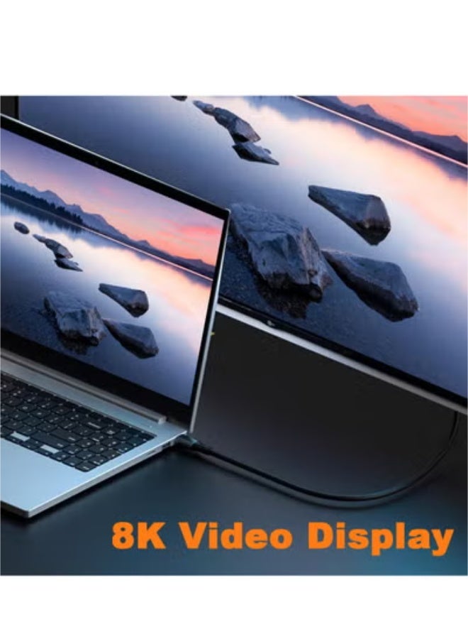 Peachjoy Short USB C to USB C Cable, 6FT USB 3.2 Gen 2 USB C Cable Short, 20Gbps Data Transfer and 100W PD Type C to Type C Fast Charger Cable Support 8K@60Hz Video for Thunderbolt 3,MacBook Pro. - Image 4