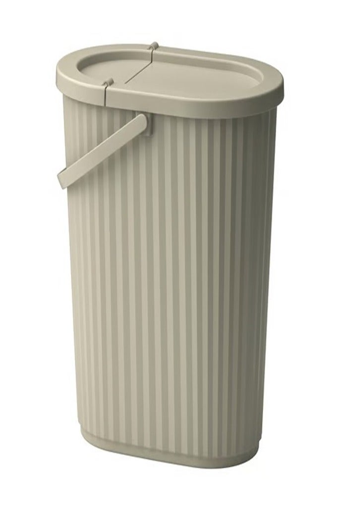 Container with lid, grey-beige, 26 liters  - Image 1