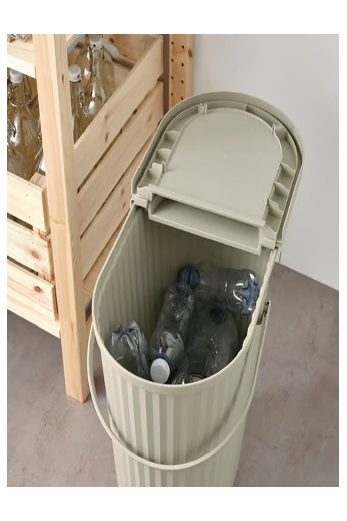 Container with lid, grey-beige, 26 liters  - Image 2