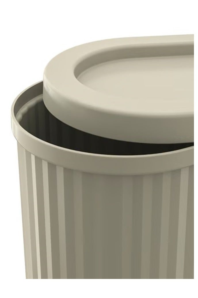 Container with lid, grey-beige, 26 liters  - Image 4