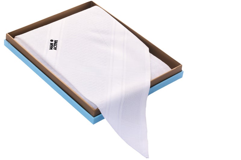 phoneme Active Man Formal White Shemagh - Image 1