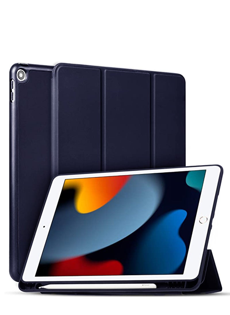 Protect iPad 10.2 Inch Case with iPad Pencil Holder and Auto Sleep/Wake Function Compatible with iPad 7th, 8th, and 9th Generations  - Image 1