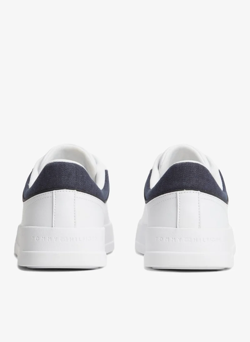 Tommy Hilfiger  Mixed Texture Court Trainers With Leather for Men | Best Price UAE