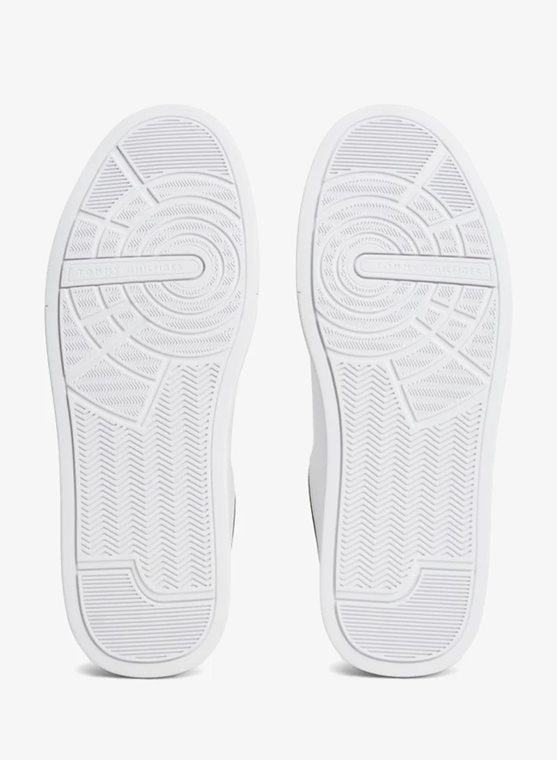 Tommy Hilfiger  Mixed Texture Court Trainers With Leather for Men | Best Price UAE