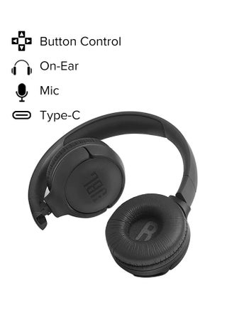 Tune 500BT On-Ear Headphones Black - view 2
