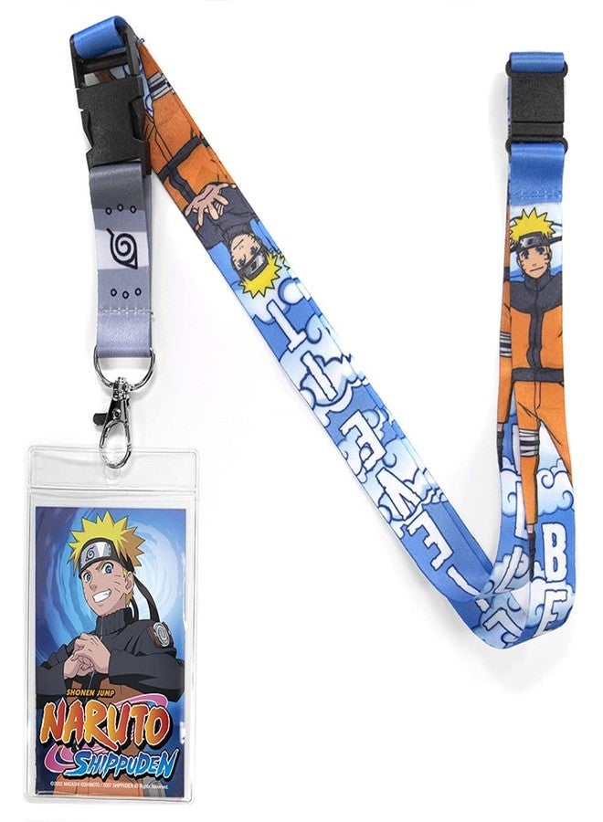 Ata-Boy Naruto Lanyard Badge Holder, Naruto Anime Lanyards for ID Badges - Naruto Gifts & Merchandise… - Image 1