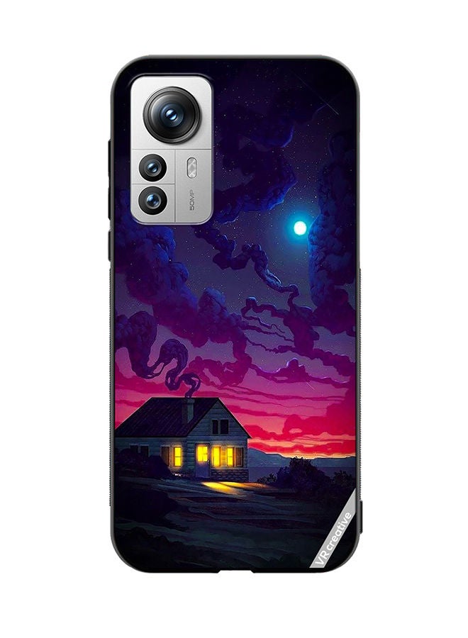 VR CREATIVE Protective Case Cover For Xiaomi 12X House Design Multicolour - Image 1