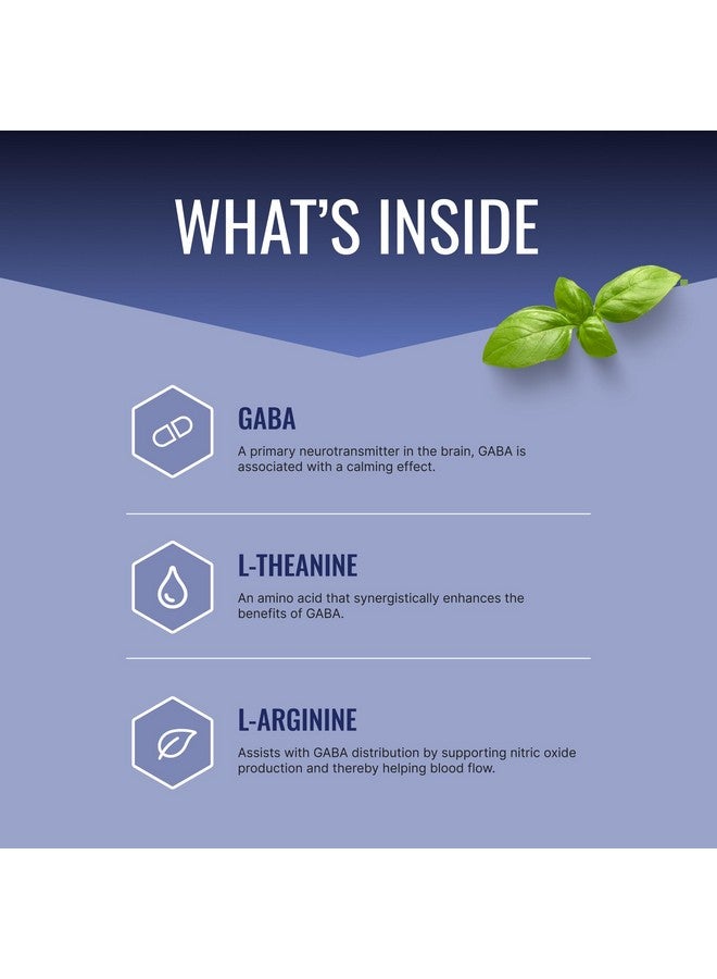 Approved Science GABA+ - Promote Calm, Improve Sleep, Boost Mood - GABA, L-Theanine, L-Arginine, Vitamin B6, BioPerine - High Absorption - 60 Capsules - Vegan - Image 2