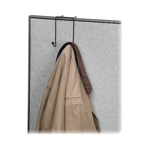 Fellowes FEL75510 Wire Partition Additions Double Coat Hook (75510) - Image 4