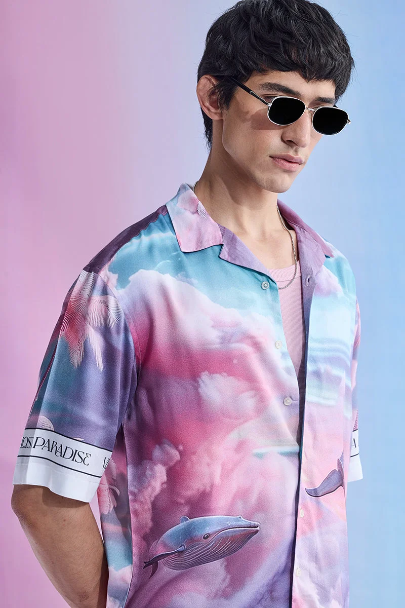 SNITCH Utopia Horizon Relaxed Fit Resort Shirt