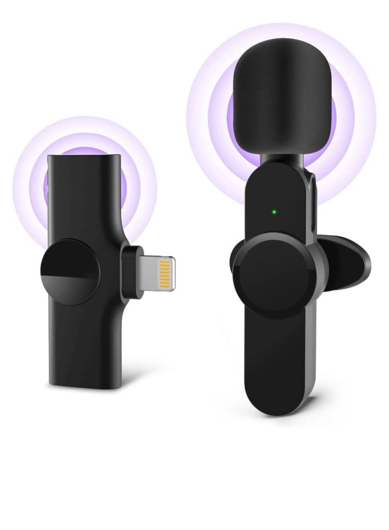 ELTRAZONE 2 in 1 iphone or type-c Wireless Lavalier Microphone For IPhone, Plug Play, Portable Audio Video Recording Mic for Youtube, Live Stream, Vlog, Interview, Laptops PC  - Image 1