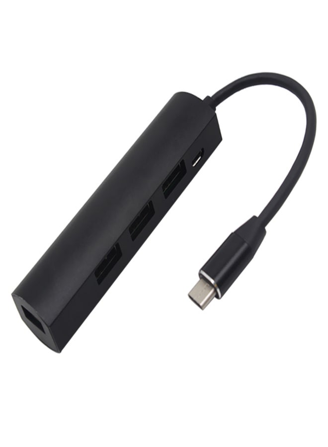 Usb C Splitter Type-c3.1 HUB 4 Ports Docking Station Type-c HUB USB3.0 Multiple Port Deconcentrator - Image 1