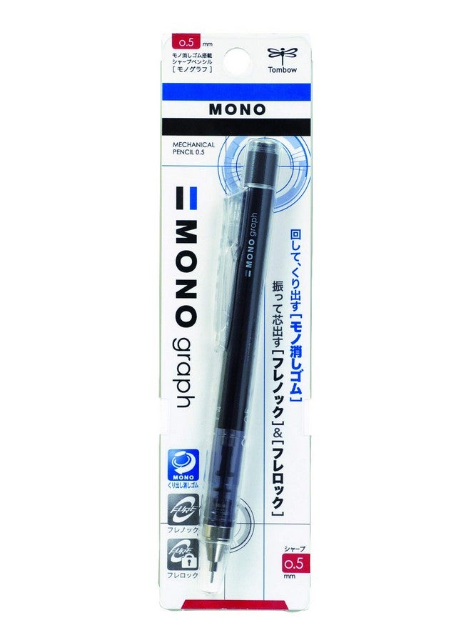 Tombow Mono Graph Shaker Mechanical Pencil 0.5Mm Black Body (Shmg11) - Image 2