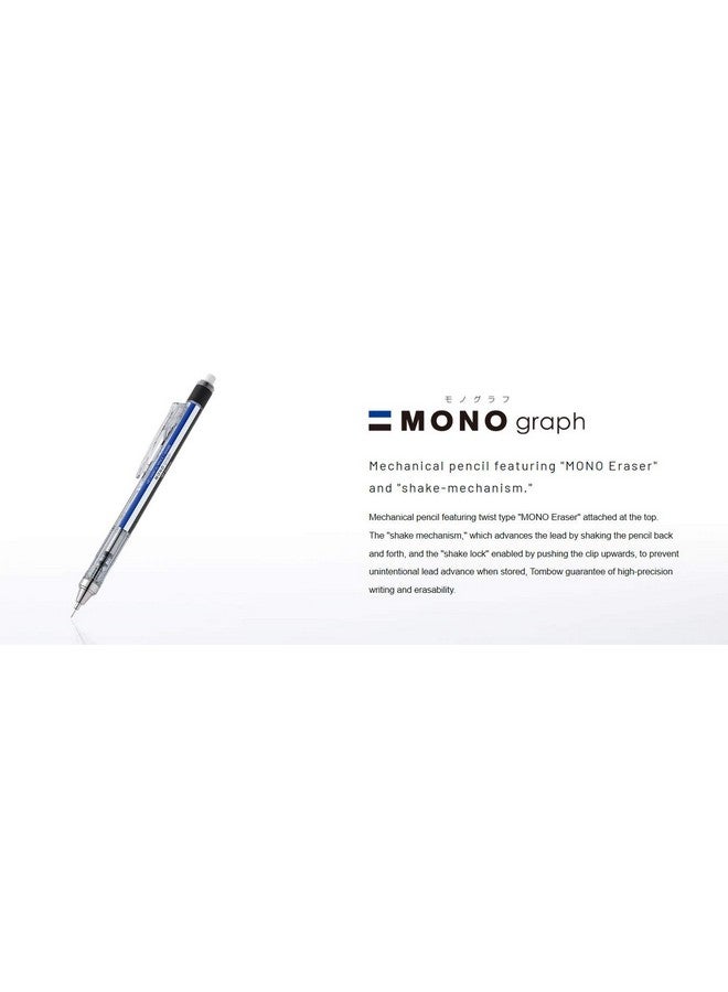 Tombow Mono Graph Shaker Mechanical Pencil 0.5Mm Black Body (Shmg11) - Image 4