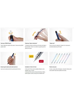 Tombow قلم رصاص ميكانيكي Mono Graph Shaker مقاس 0.5 مم جسم أسود (Shmg11)  - Image 5
