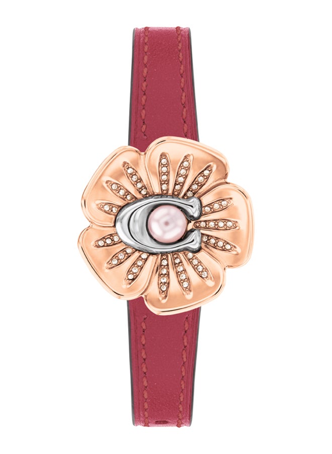 COACH Women's Analog Asymmetrical Shape Leather Wrist Watch 14504150 - 29 Mm  - Image 1
