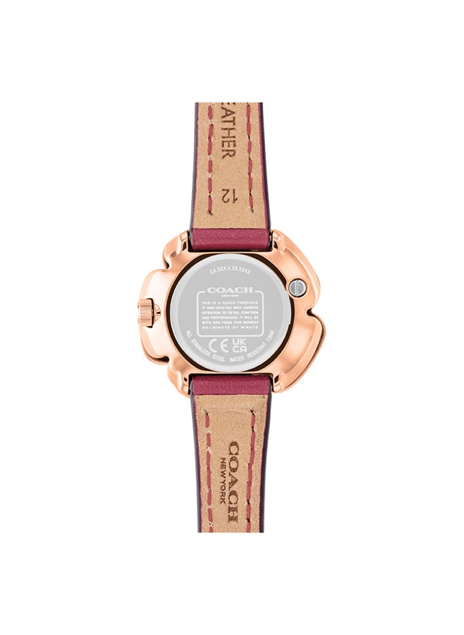 COACH Women's Analog Asymmetrical Shape Leather Wrist Watch 14504150 - 29 Mm  - Image 3