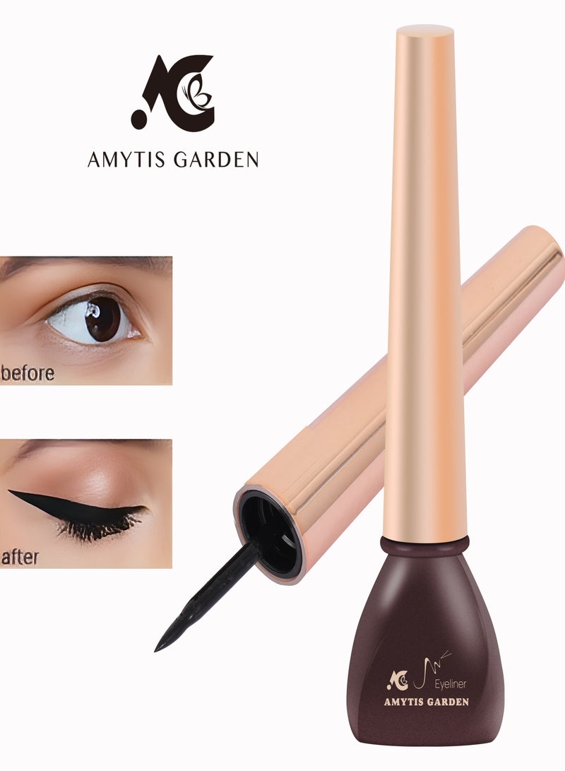 AMYTIS GARDEN Liquid Eyeliner Intense Black, Long-Lasting  - Image 1