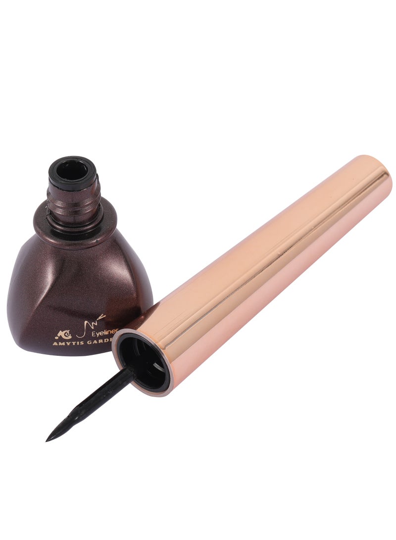 AMYTIS GARDEN Liquid Eyeliner Intense Black, Long-Lasting  - Image 3
