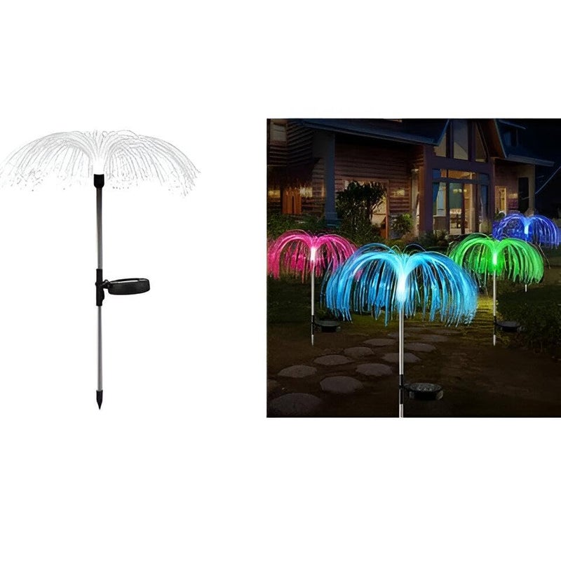 LED Solar Lamp - Energy-Efficient Outdoor Lighting Solution Featuring Multi-Color Change, No Wiring Needed, Ideal for Patios, Balconies, and Decorative Garden Pathways