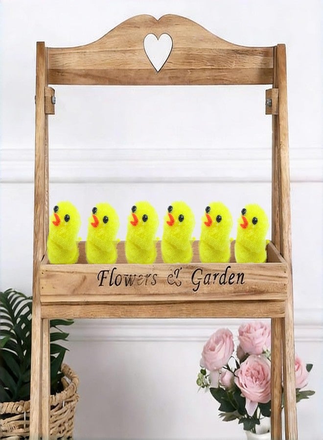 YGbridge 1.2 Inch Mini Easter Chicks, 36 Pcs Tiny Baby Chicks for Easter Bonnet Decoration, Party Cake Decoration, Fake Chickens Easter Figurines (Yellow- 36PCS) - Image 5