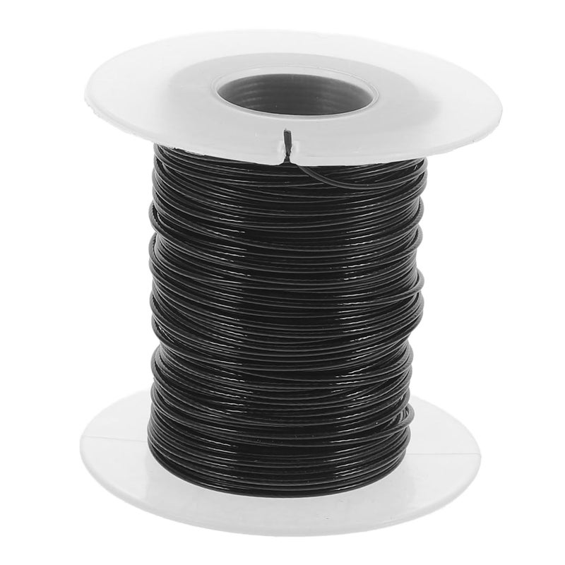 سلك فولاذي مقاوم للصدأ مغطى بالفينيل الأسود لتعلق النباتات الخارجية وكابلات السياج - Image 2