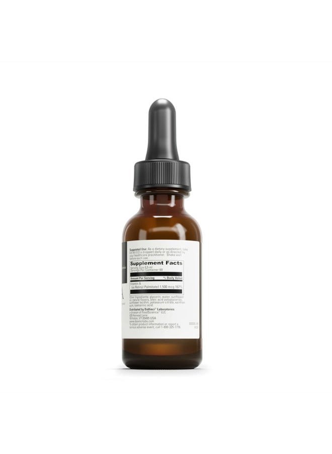 Davinci Labs Liposomal A - Liquid Vitamin A Supplement to Support Bone, Skin, Gut, Vision and Immune Health* - Gluten-Free - 30 ml  - Image 2