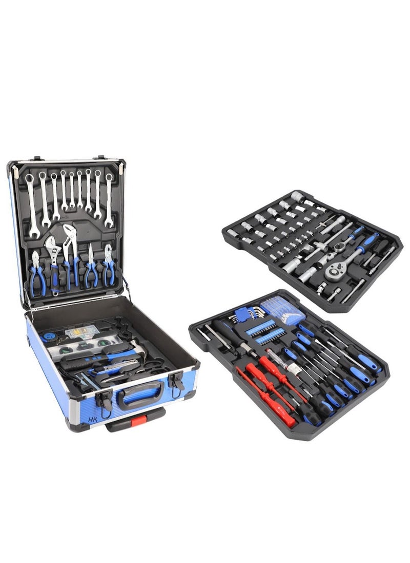 BOSS LIFE STYLE 187 Piece Premium Professional Grade Tool Set with Tool Trolley Essential Kit for Car House and Electronics Repairs, High Quality Chrome Vanadium Steel  - Image 1