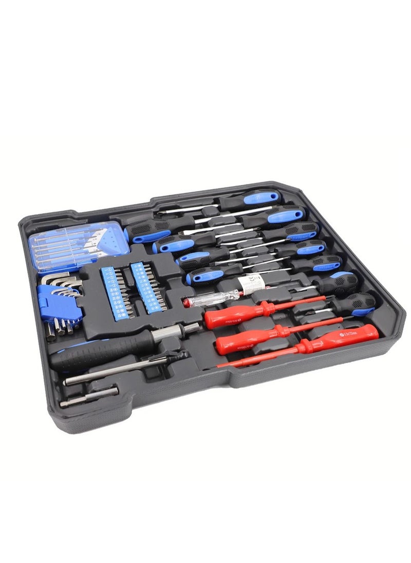 BOSS LIFE STYLE 187 Piece Premium Professional Grade Tool Set with Tool Trolley Essential Kit for Car House and Electronics Repairs, High Quality Chrome Vanadium Steel  - Image 4