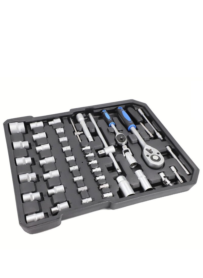 BOSS LIFE STYLE 187 Piece Premium Professional Grade Tool Set with Tool Trolley Essential Kit for Car House and Electronics Repairs, High Quality Chrome Vanadium Steel  - Image 3