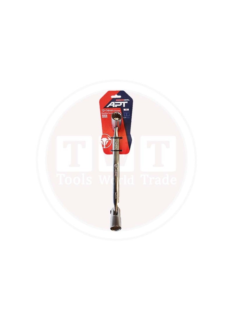 Apt double flexible socket wrench 12-13 mm 
