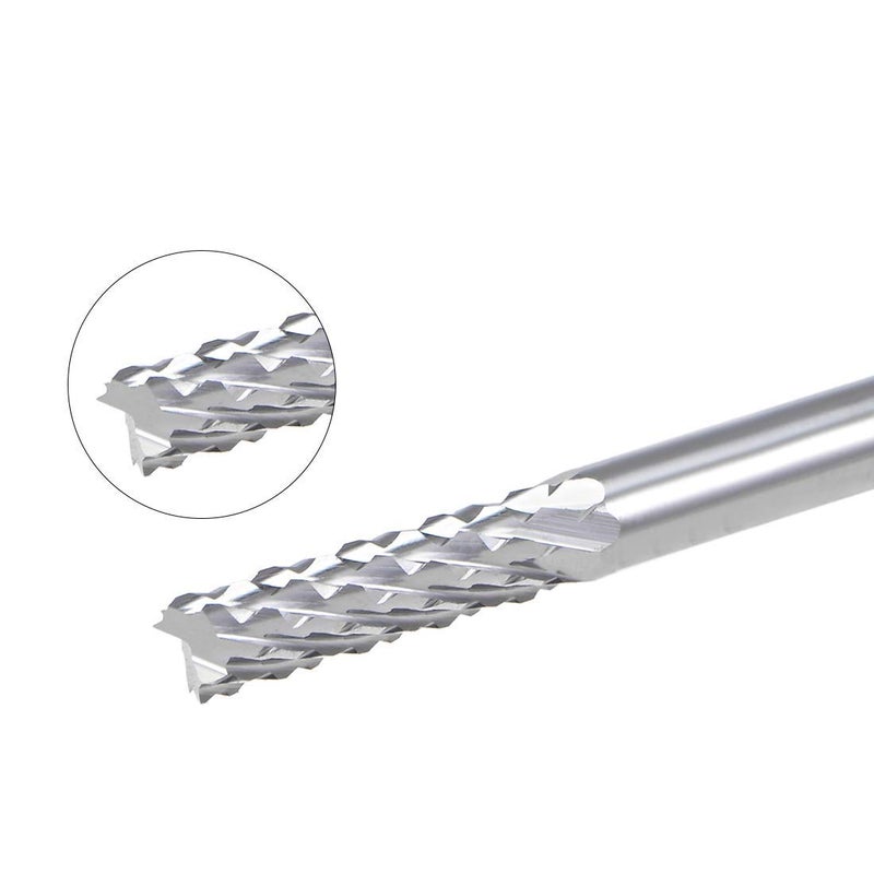 Nxtop 10Pcs 3mm Carbide End Mill Engraving Milling Cutter CNC Router Bits for PCB Machine, 1/8" Shank - Image 3