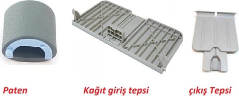 Hp P1102 Printer Skate + Paper Output Tray + Paper Input Tray