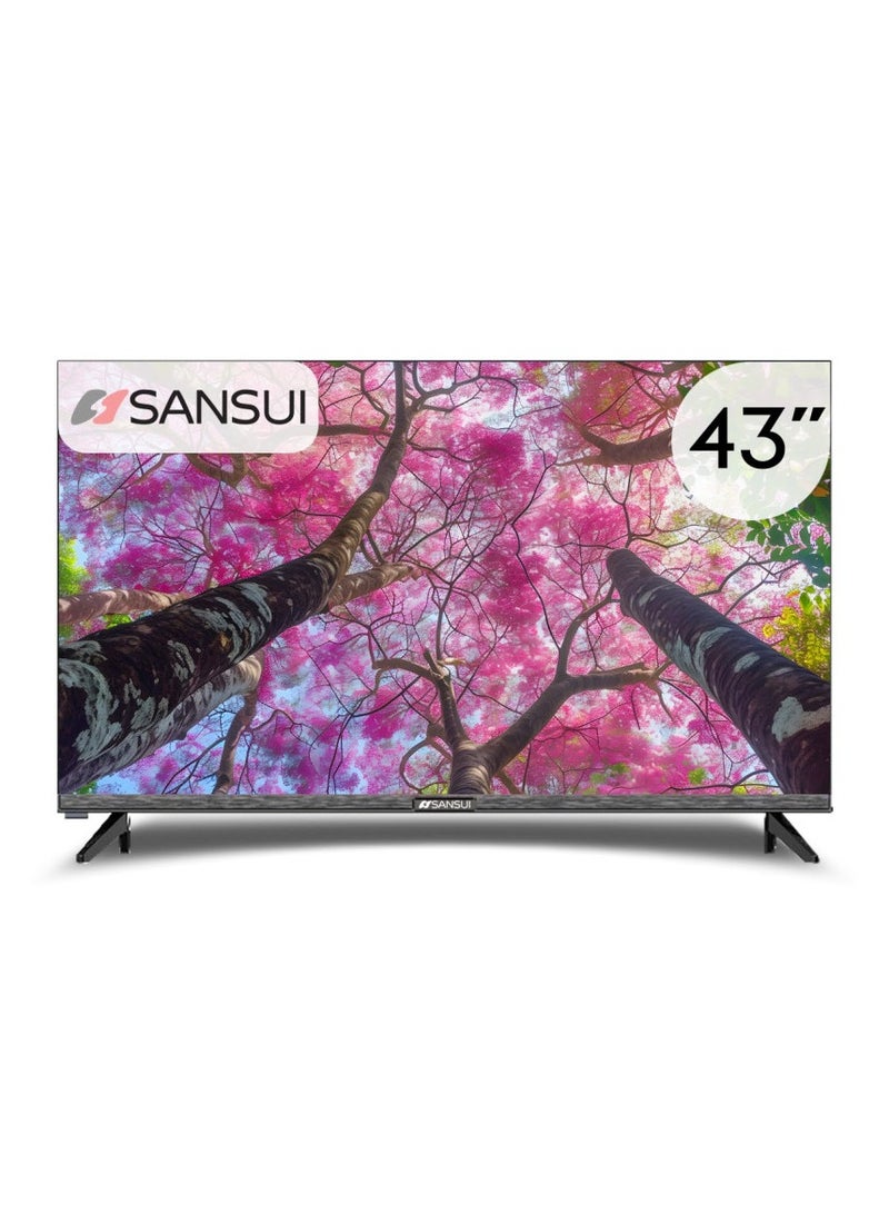 Sansui تلفاز سمارت بدون حواف بدقة 43 بوصة FHD من سانسوي - Image 1