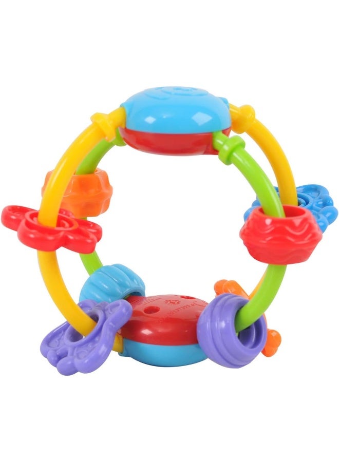 PLAYGO Mini Discovery Ball - Easy-To-Grip & Multi-Textured Toy For Babies | Encourages Early Grasping Skills & Hand-Eye Coordination | Lightweight & Colorful - Image 1