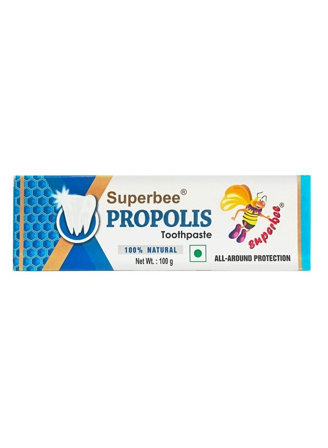 Superbee Propolis Brightening Toothpaste (100Gm)|Harnessing The Power Of "Daatun", Ayurvedic Formulation And Herbal Ingredients| - Image 1