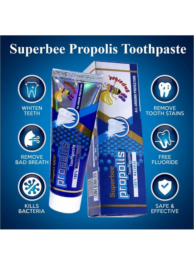 Superbee Propolis Brightening Toothpaste (100Gm)|Harnessing The Power Of "Daatun", Ayurvedic Formulation And Herbal Ingredients| - Image 2