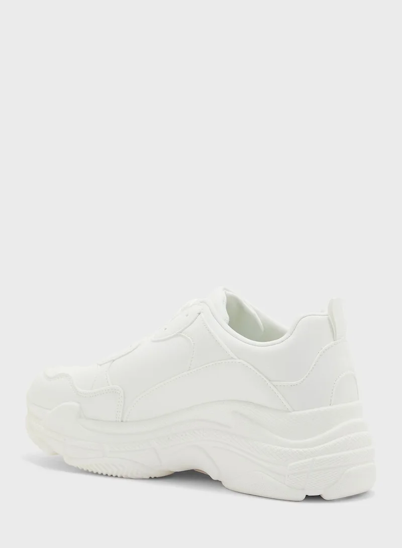 Ginger Tonal Pattern Lace Sneaker