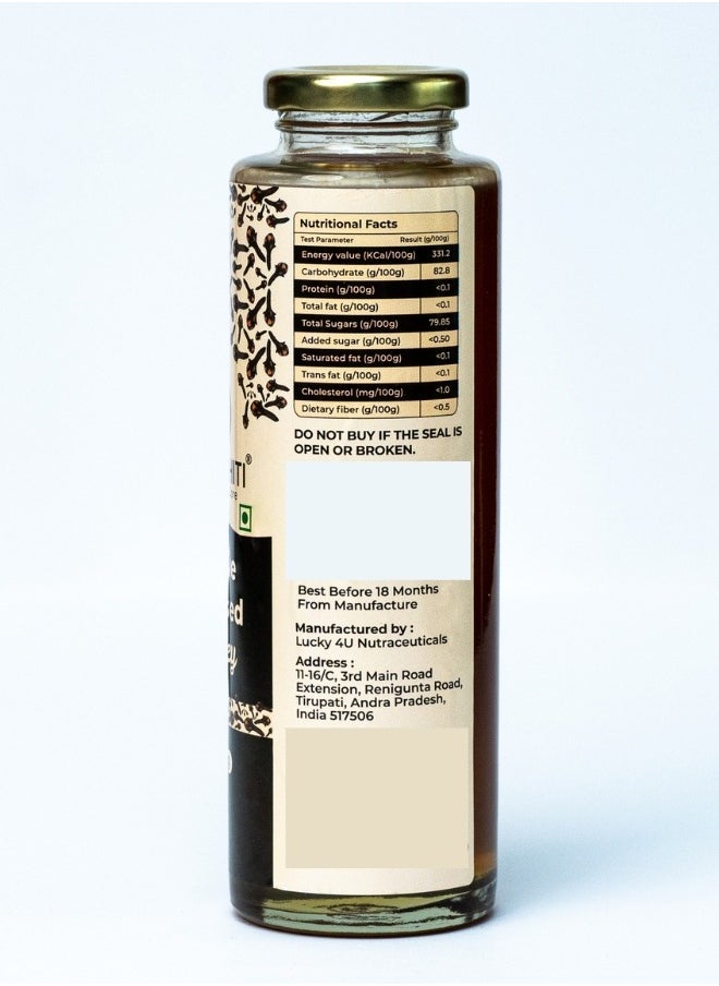 Samsthiti - SAMSTHITI Healthy And Tasty Clove Infused Honey, 100% Natural, Organic, No Preservatives Pack Of 1 - Image 1