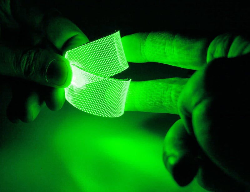 mlnyitus Cosplays Flexible RGB DIY Decorations LED Lights Change Color Strip Holiday AAA Kit Suitable for Cosplay Helmet DIY Modification Light Strips Superhero green - Image 3