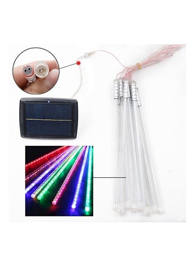 Loquat 360 LEDs Meteor Shower Solar Waterproof Light Tubes Multicolour 30cm - Image 2