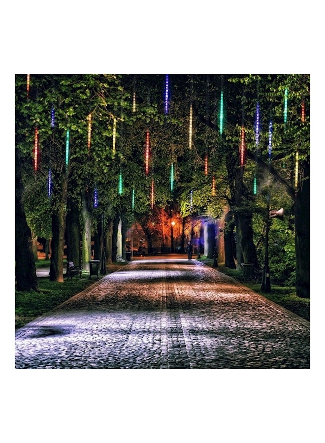 Loquat 360 LEDs Meteor Shower Solar Waterproof Light Tubes Multicolour 30cm - Image 3