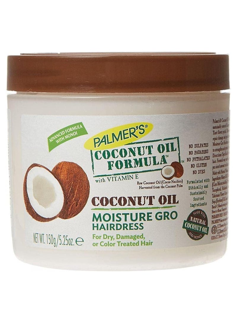 PALMER'S Coconut Oil Formula Moisture Gro Hairdress 150gm  - Image 1
