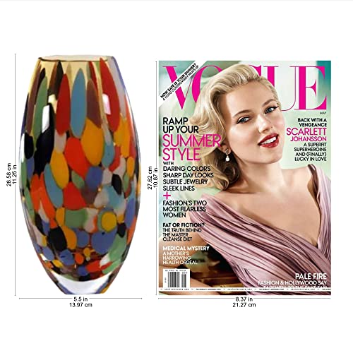 NOVICA Multicolor Confetti Hand Blown Murano Style Art Glass Vase, 'Carnival Confetti' - Image 3