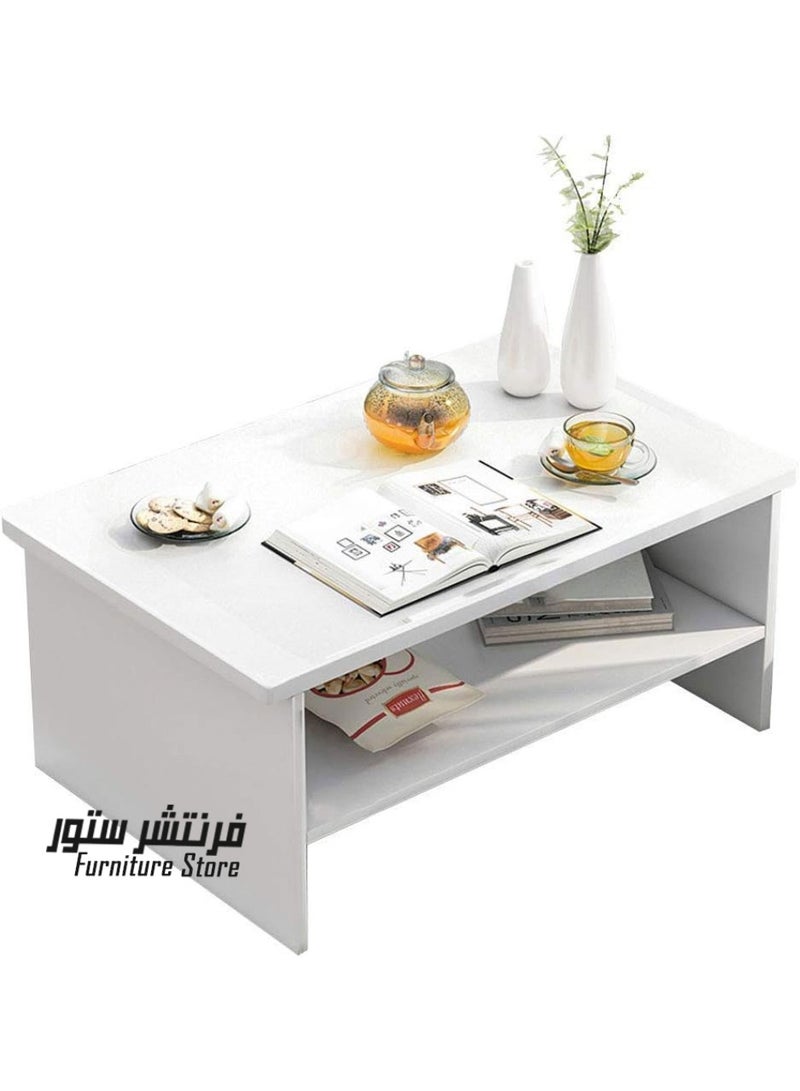 فرنتشر ستور ترابيزة قهوة - ارتفاع 40 سم - عرض 80 سم - عمق 50 سم ، من فرنتشر ستور. - Image 2