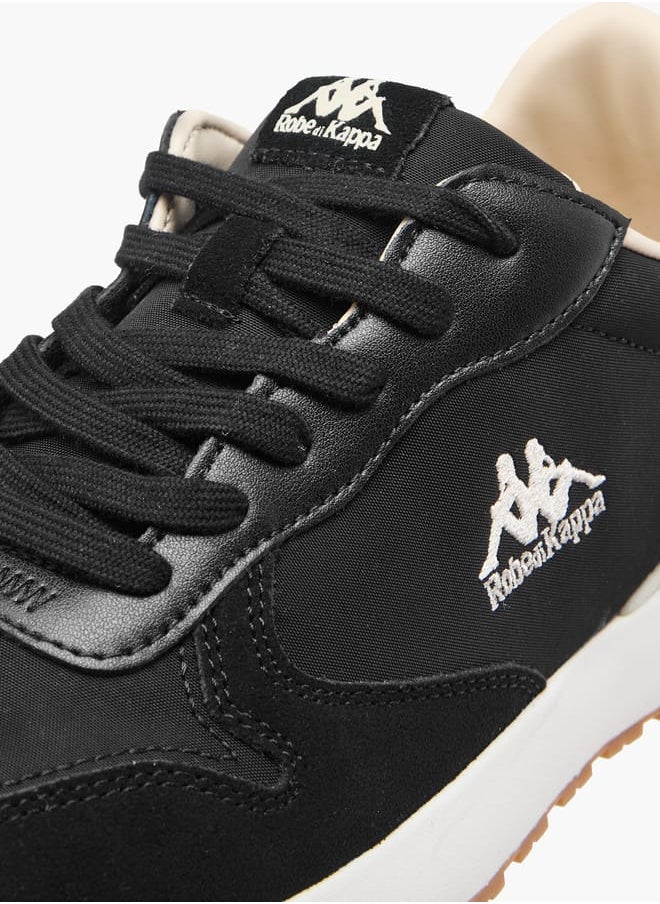 Kappa - Women Panelled Sneakers with Lace-Up Closure - Image 1
