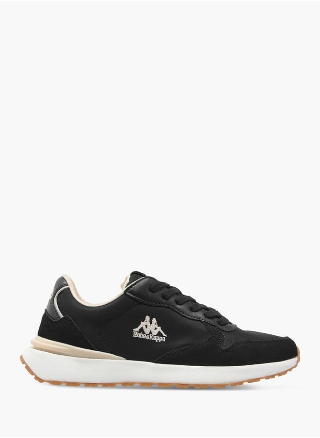 Kappa - Women Panelled Sneakers with Lace-Up Closure - Image 1