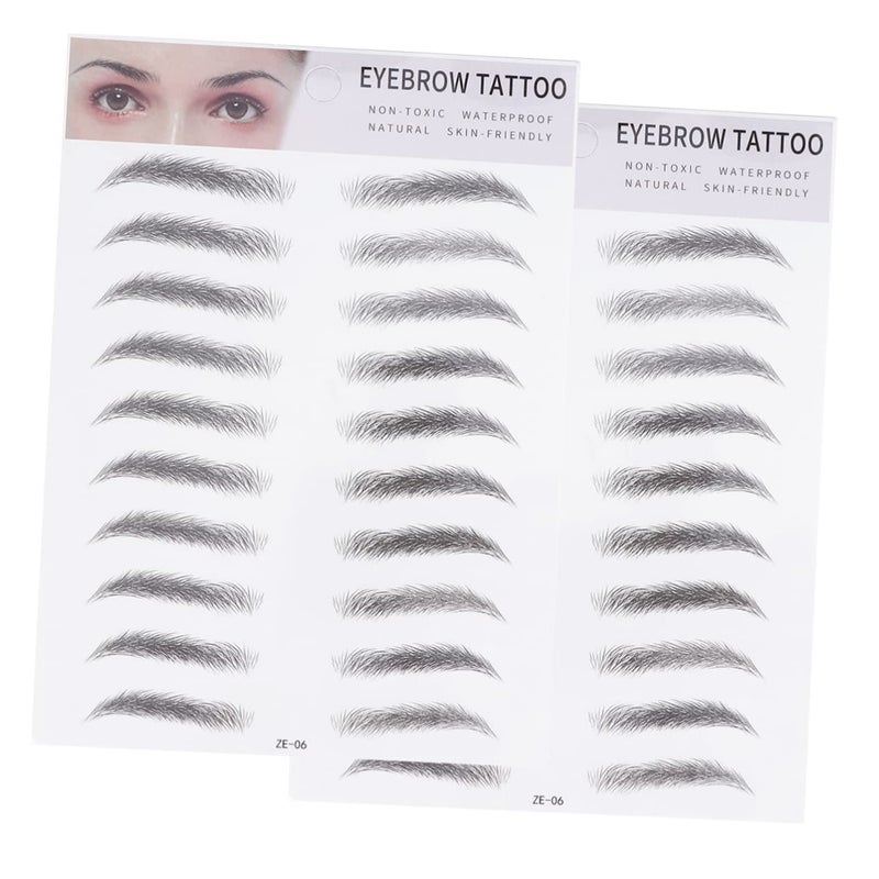 Precision polished solid material Baluue 2pcs Imitation Eyebrow Stickers Natural-looking Temporary Eyebrow Transfers for Men and Women Easy to Apply Long-lasting Type Black Multiple options Storage transit efficiency build Ventilated design Fine polished finish UV resistant Minimal design Trendy economical quality Daily wear upgraded resistant material All user affordable trusted quality Land transit & shipment compatible All storage space compatible Comfort grip Experience optimized build Main road full logistics cover Affordable purchase options Scheduled warehouse deliver Classic design alternatives Occasional & permanent usable Size-sorted warehouse storage Versatile application Assorted trendy color picks Leakproof sealed Labor saving optimized design Compact trendy practical build - Image 1