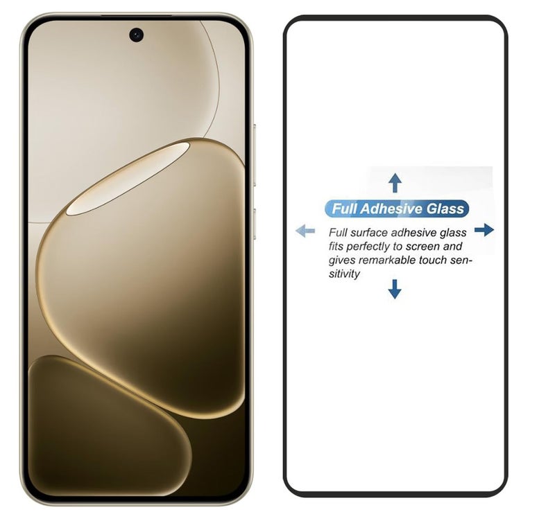 FabeKee 2 Pack Tempered Glass Screen Protector Compatible For Oppo F31 Pro 5G Black Cellphone With Edge To Edge Coverage And Easy Installation Kit - Image 5